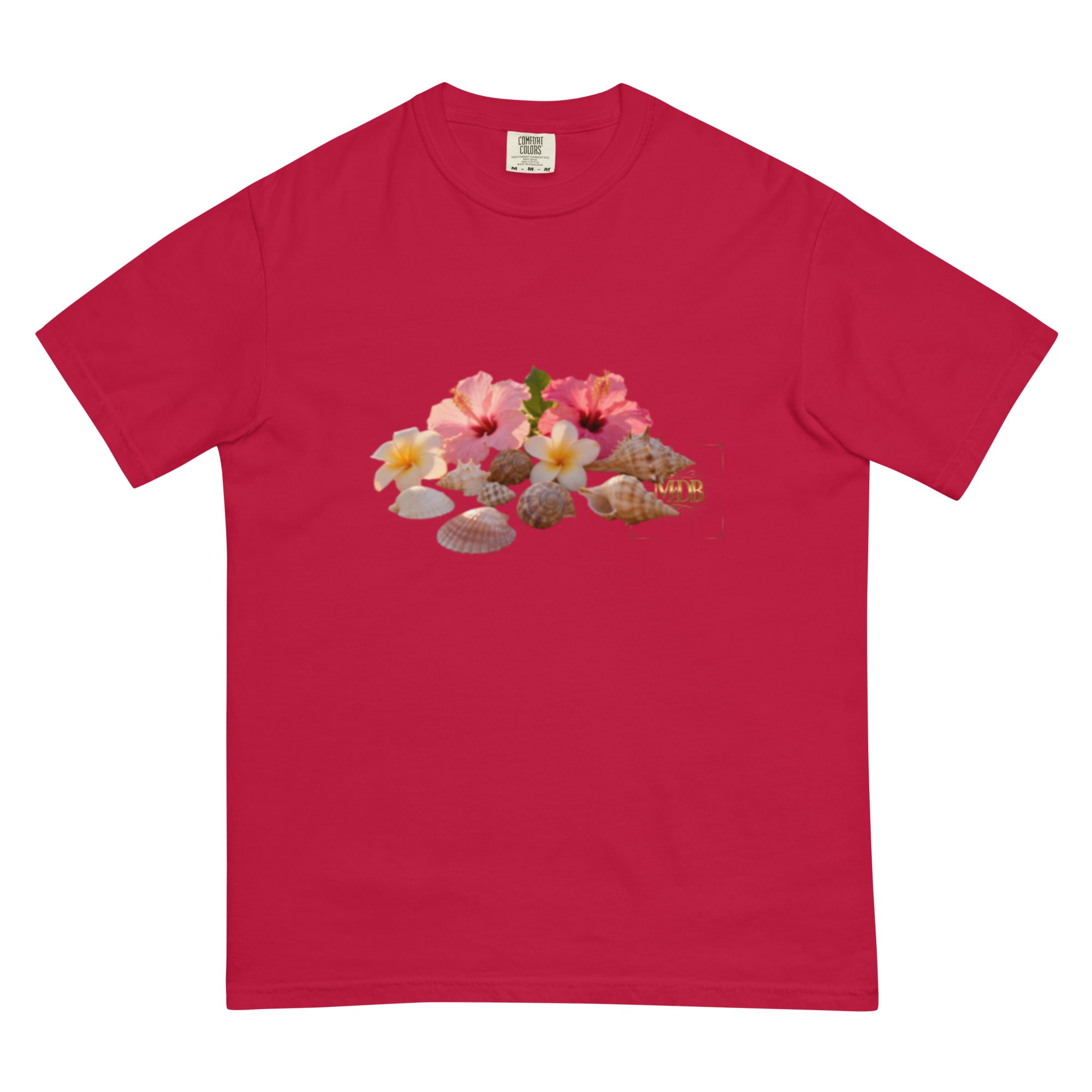 MDB Co. "FLORAL FORTUNE" Unisex garment-dyed heavyweight t-shirt