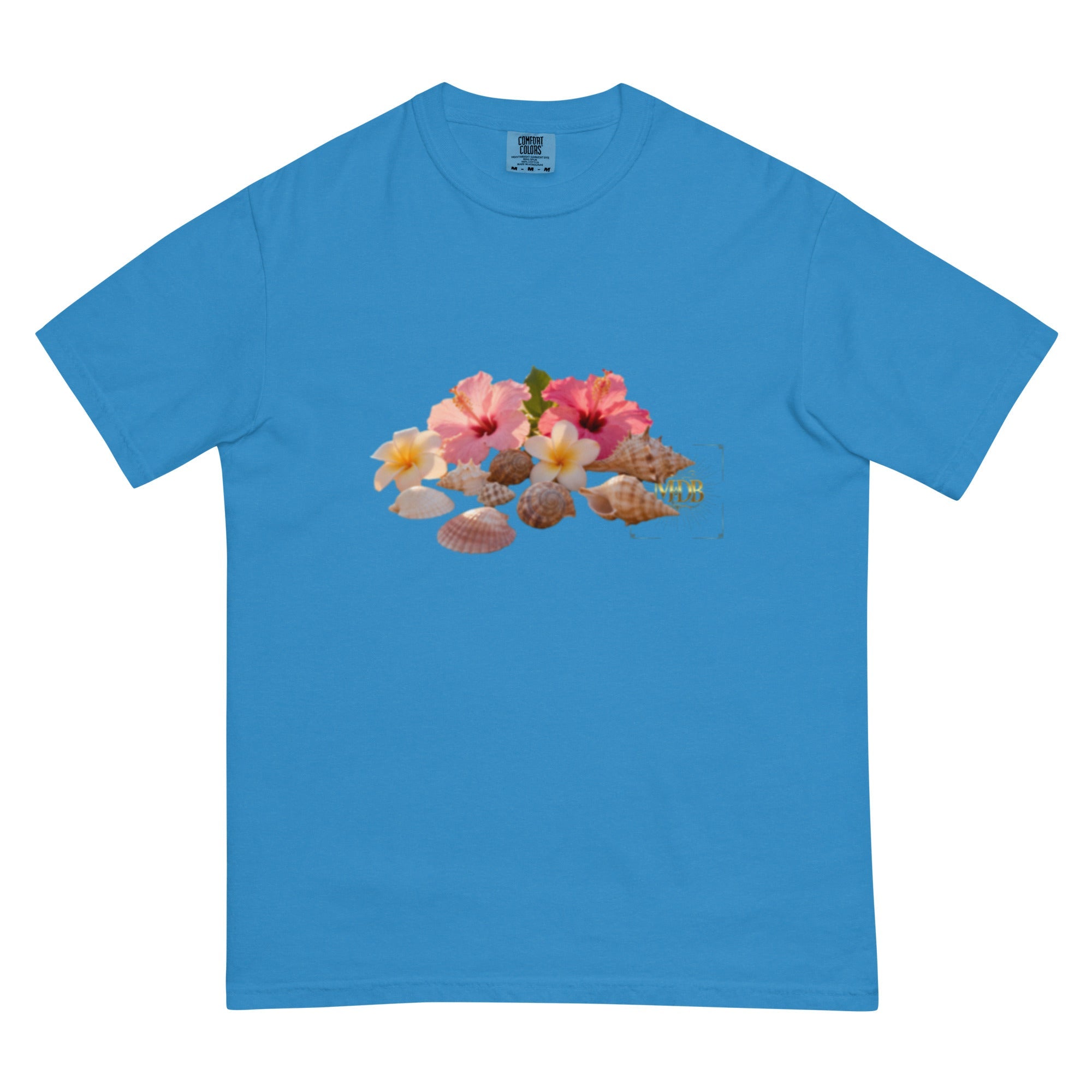MDB Co. "FLORAL FORTUNE" Unisex garment-dyed heavyweight t-shirt