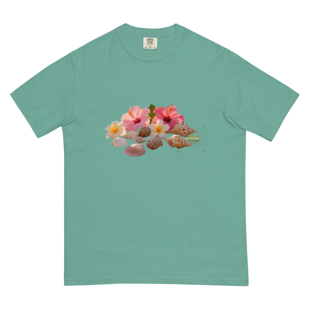 MDB Co. "FLORAL FORTUNE" Unisex garment-dyed heavyweight t-shirt