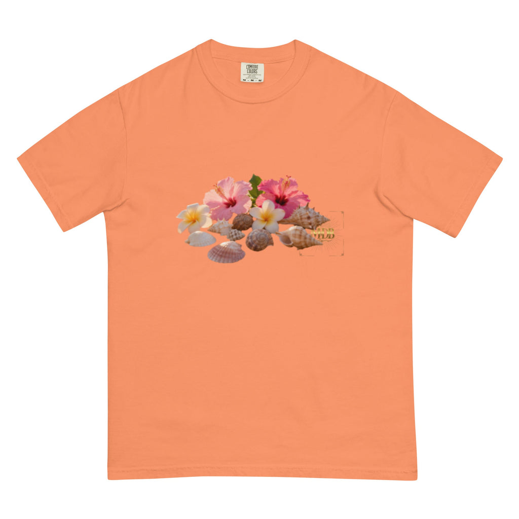 MDB Co. "FLORAL FORTUNE" Unisex garment-dyed heavyweight t-shirt