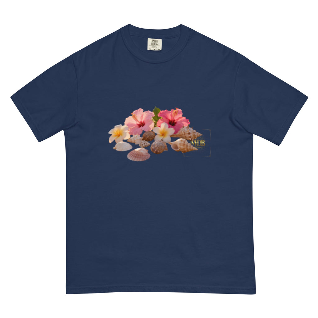 MDB Co. "FLORAL FORTUNE" Unisex garment-dyed heavyweight t-shirt