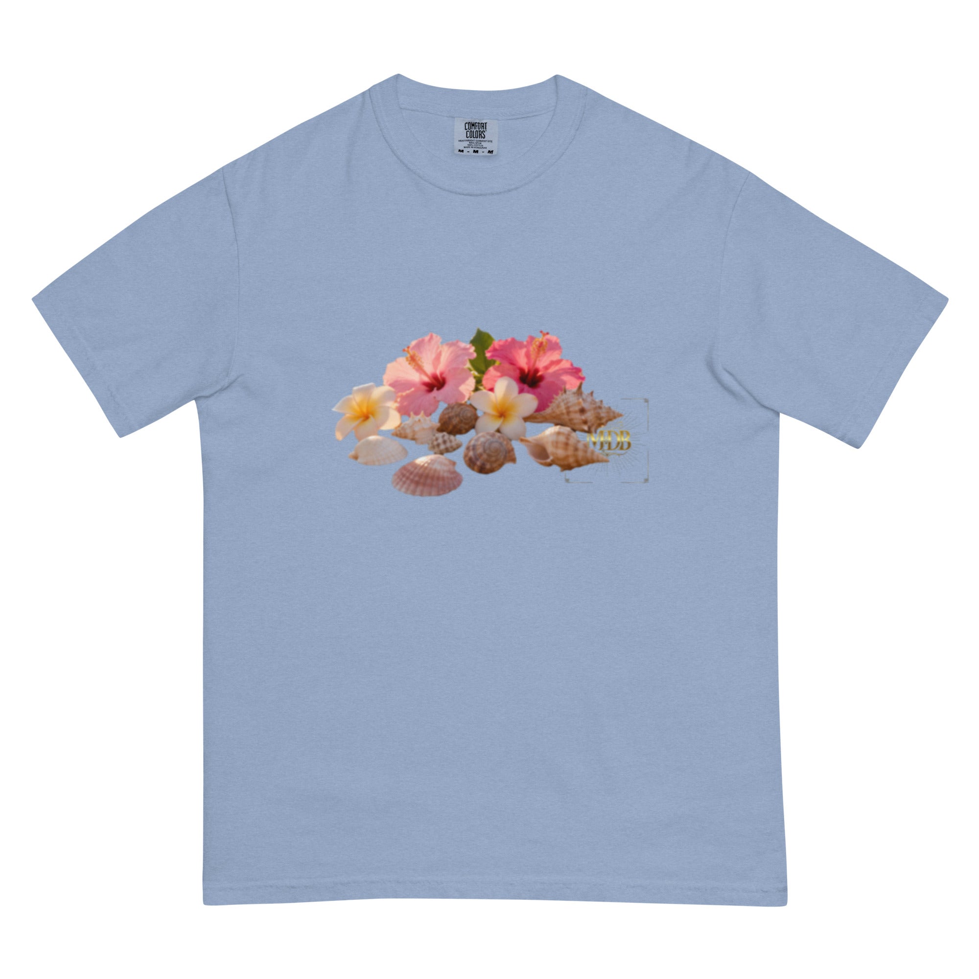 MDB Co. "FLORAL FORTUNE" Unisex garment-dyed heavyweight t-shirt