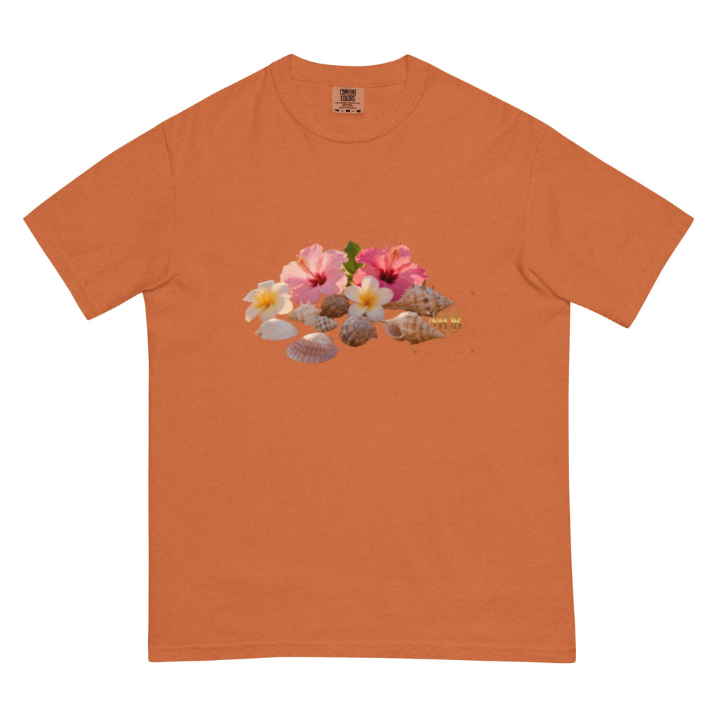 MDB Co. "FLORAL FORTUNE" Unisex garment-dyed heavyweight t-shirt