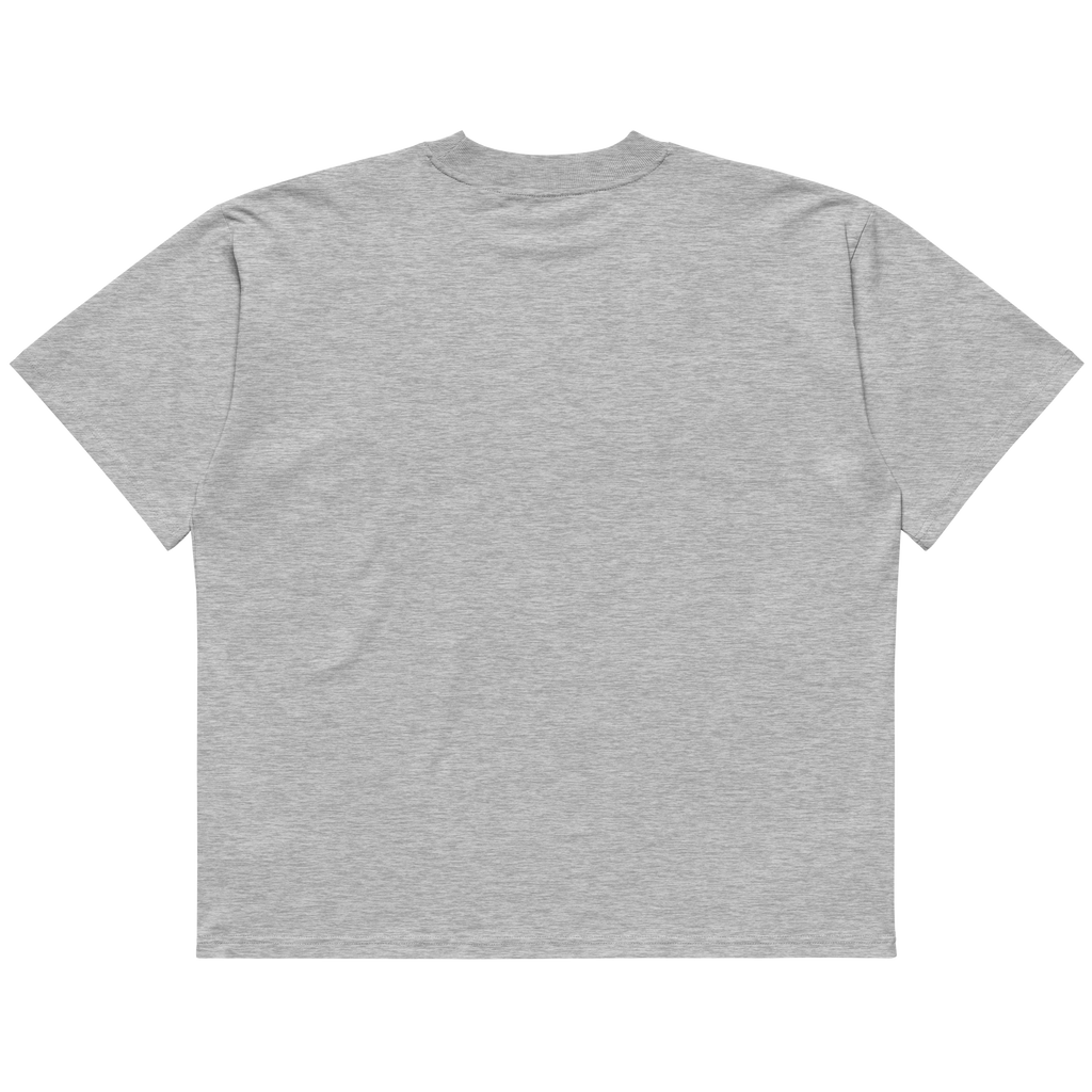 Magnetic Abundance Unisex Organic Cotton Oversized High Neck T Shirt
