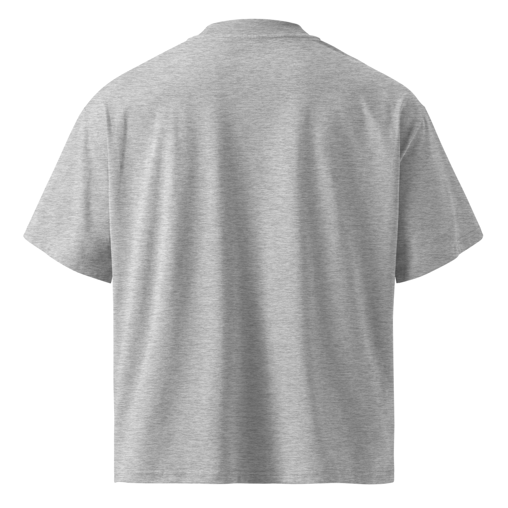 Magnetic Abundance Unisex Organic Cotton Oversized High Neck T Shirt