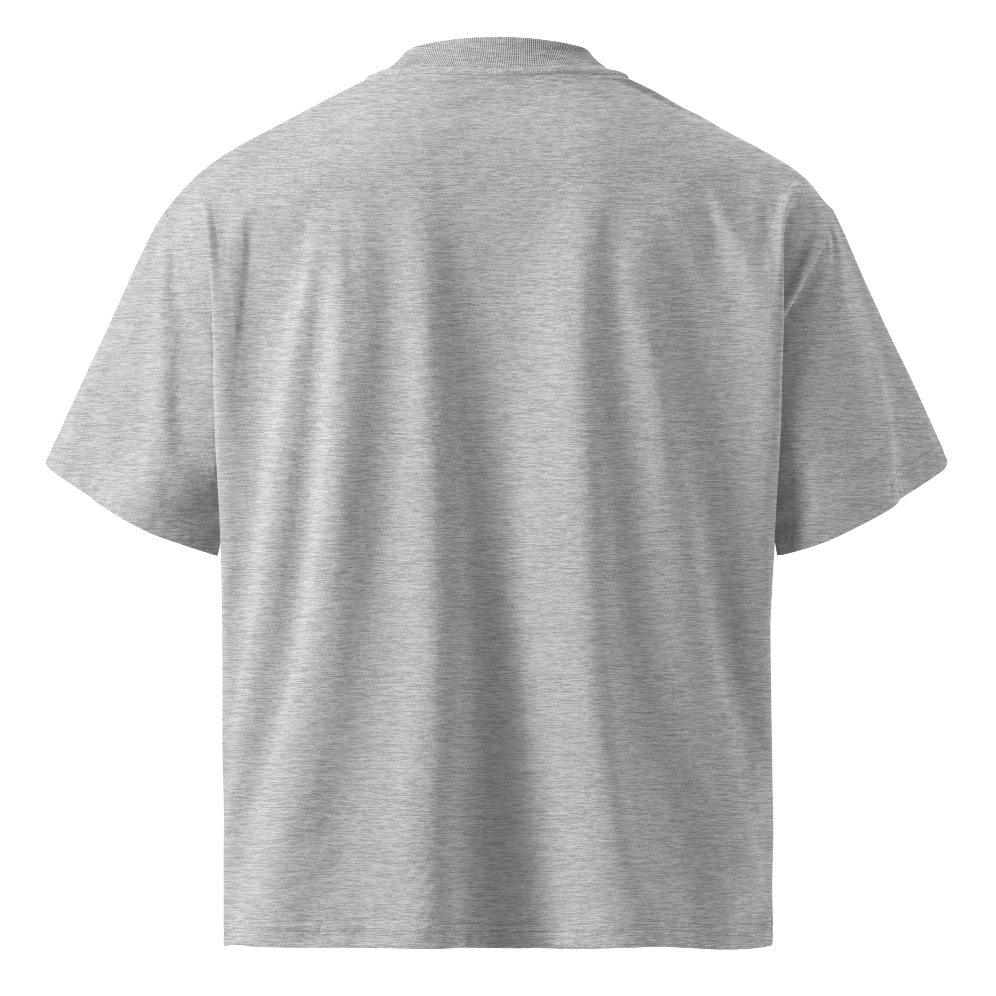 Magnetic Abundance Unisex Organic Cotton Oversized High Neck T Shirt