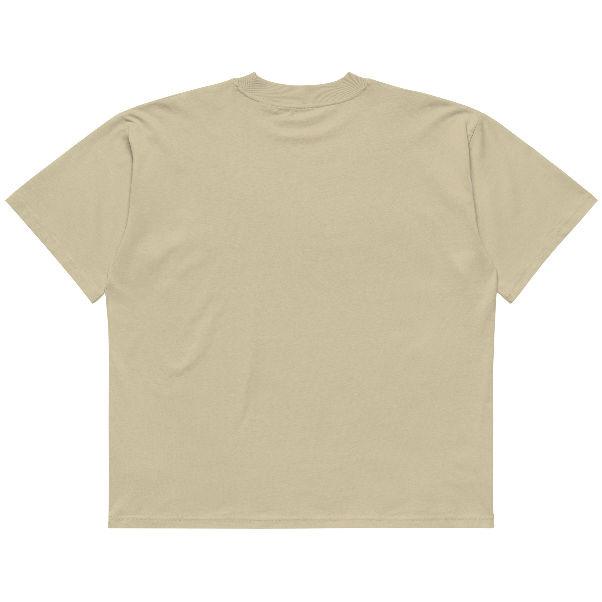 Magnetic Abundance Unisex Organic Cotton Oversized High Neck T Shirt