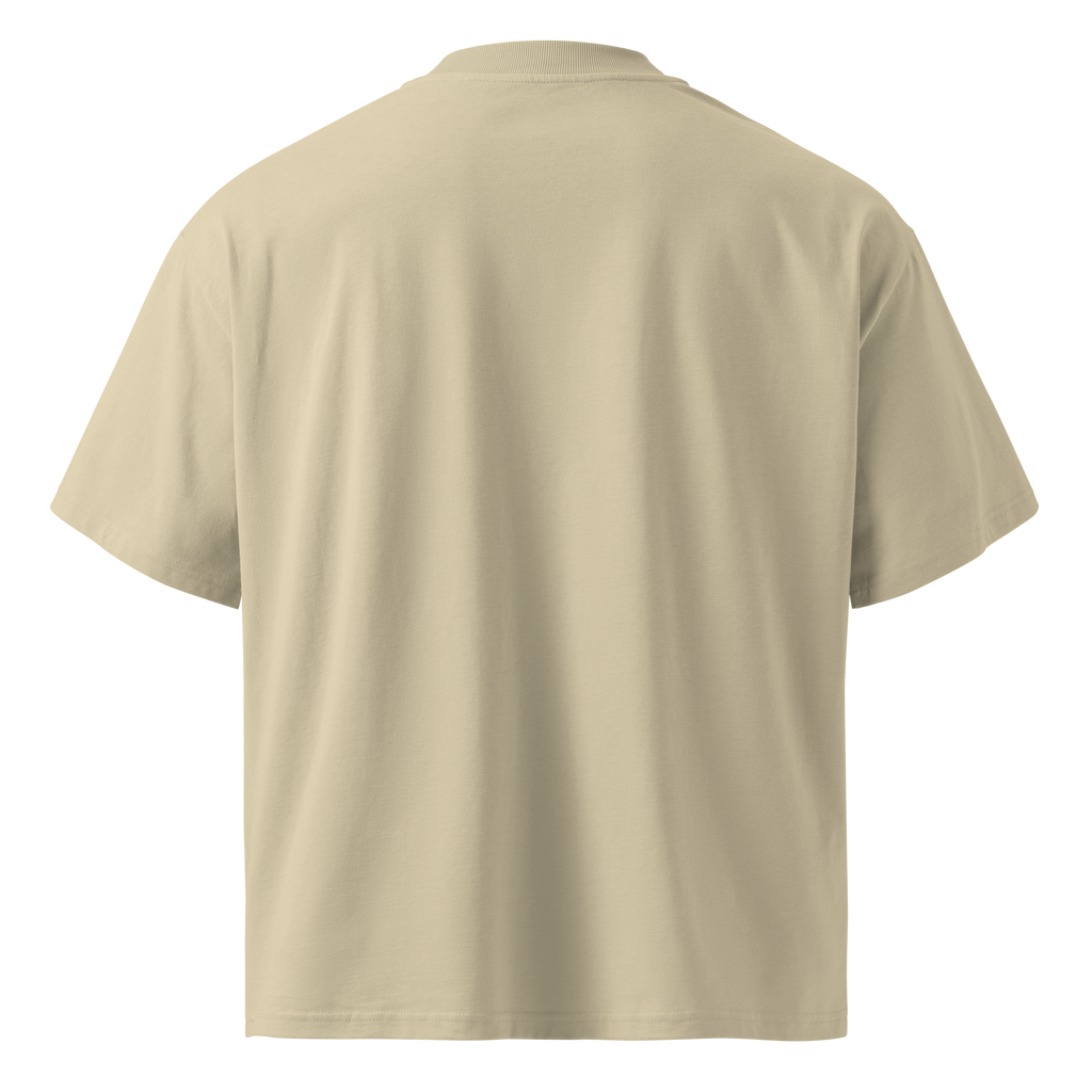 Magnetic Abundance Unisex Organic Cotton Oversized High Neck T Shirt