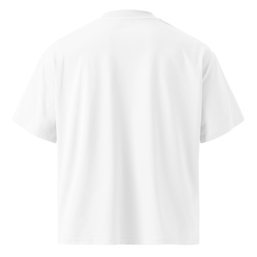 Magnetic Abundance Unisex Organic Cotton Oversized High Neck T Shirt