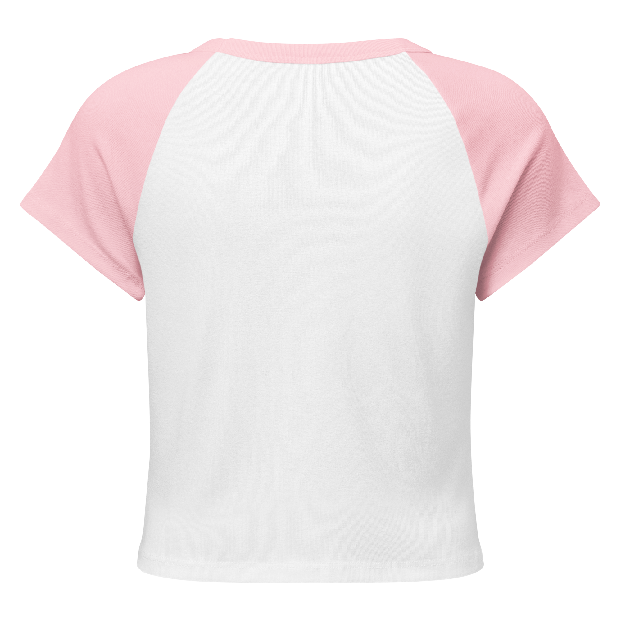 MDB Co Radiate Womens Micro Rib Raglan Baby Tee Cotton Blend