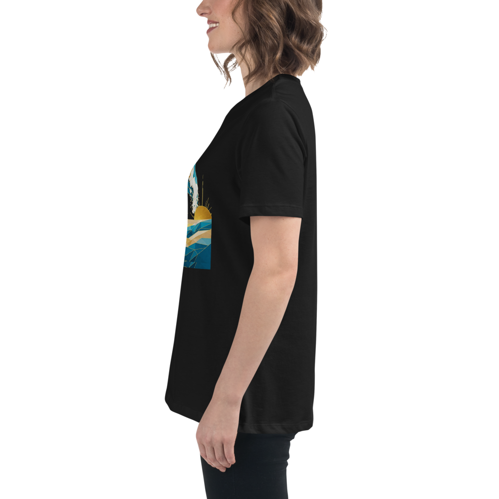 MDB Co Your Own Wave Womens Relaxed Cotton T Shirt Everyday Comfort