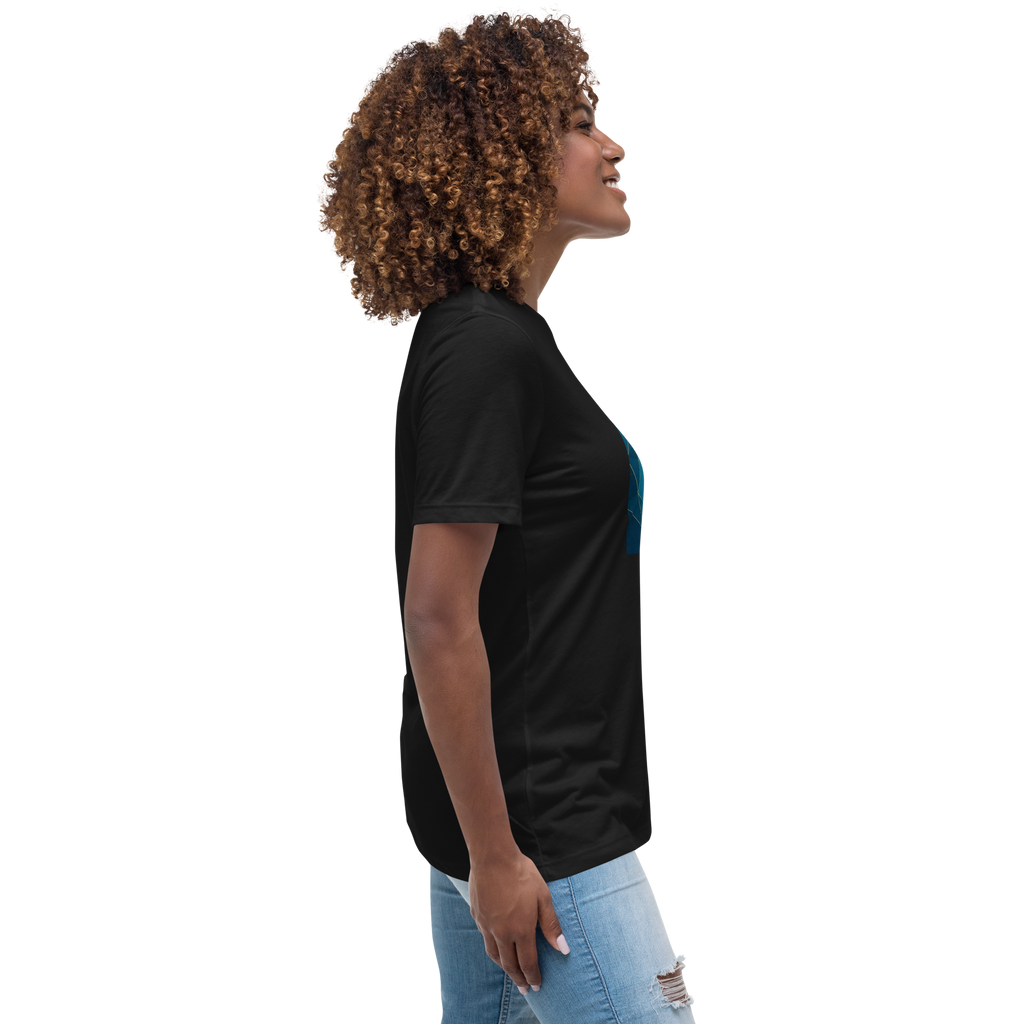 MDB Co Your Own Wave Womens Relaxed Cotton T Shirt Everyday Comfort
