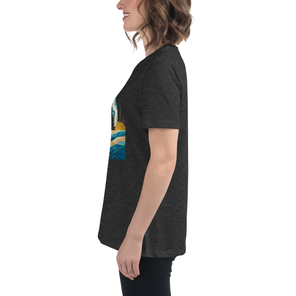 MDB Co Your Own Wave Womens Relaxed Cotton T Shirt Everyday Comfort