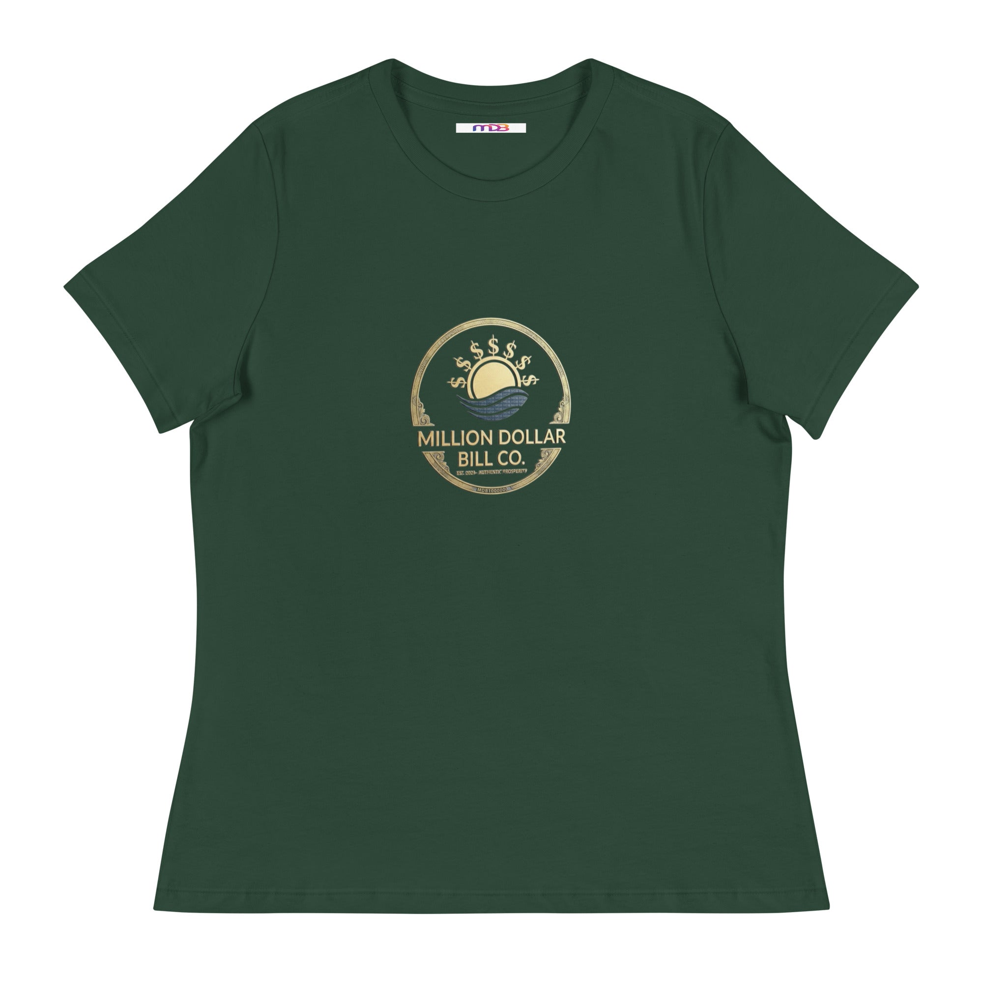 MDB Co.Signature Mint Women's Relaxed Fit T Shirt