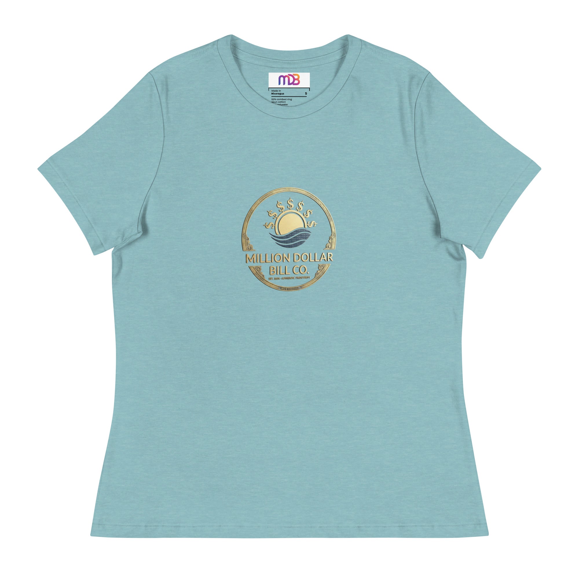 MDB Co.Signature Mint Women's Relaxed Fit T Shirt