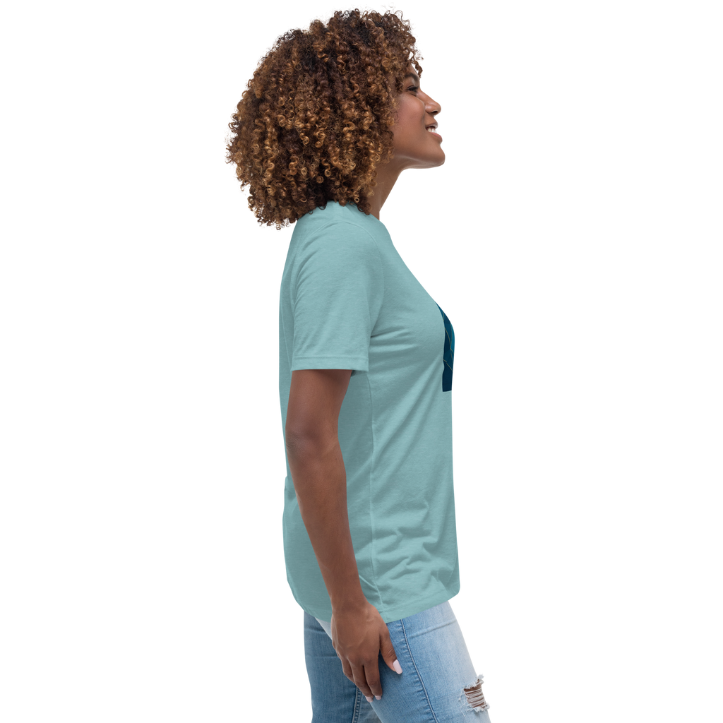 MDB Co Your Own Wave Womens Relaxed Cotton T Shirt Everyday Comfort