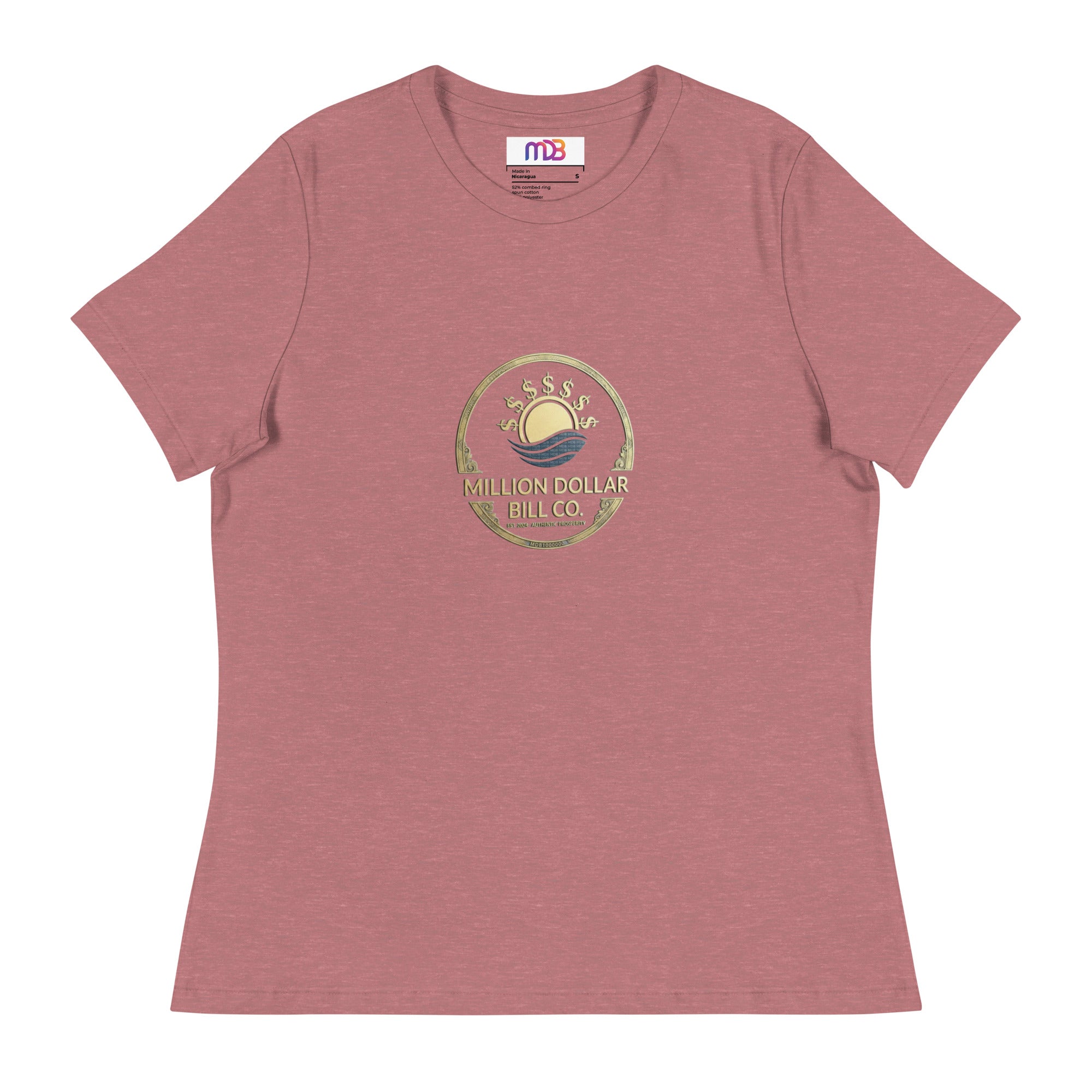 MDB Co.Signature Mint Women's Relaxed Fit T Shirt