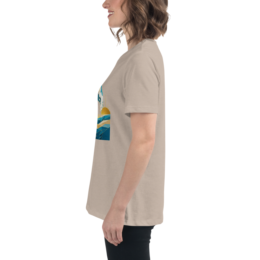 MDB Co Your Own Wave Womens Relaxed Cotton T Shirt Everyday Comfort