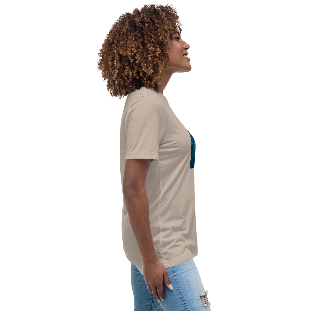 MDB Co Your Own Wave Womens Relaxed Cotton T Shirt Everyday Comfort