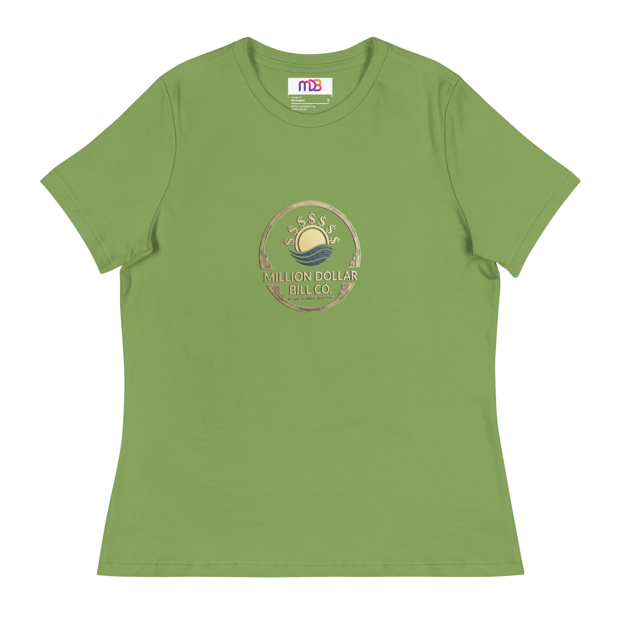 MDB Co.Signature Mint Women's Relaxed Fit T Shirt