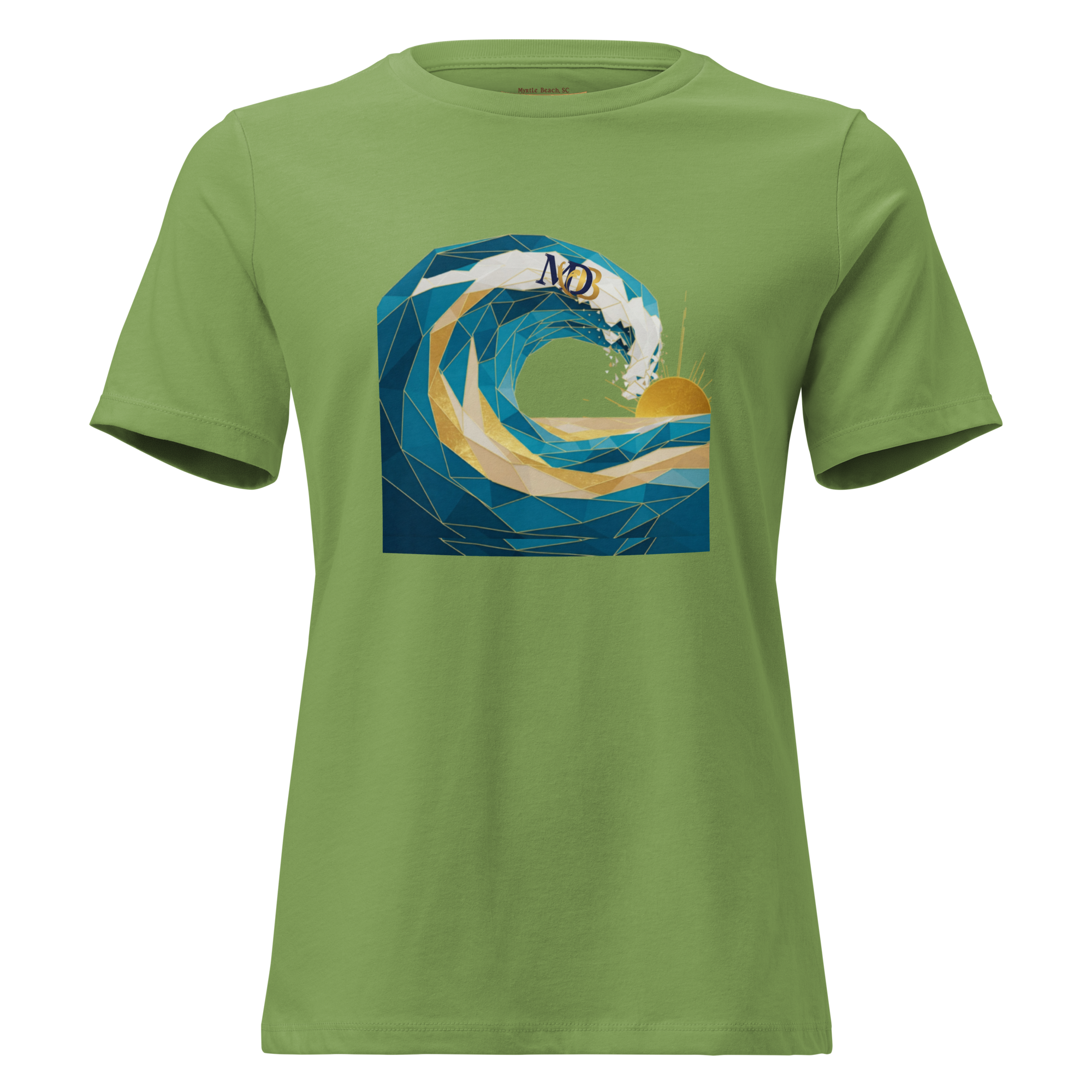 MDB Co Your Own Wave Womens Relaxed Cotton T Shirt Everyday Comfort