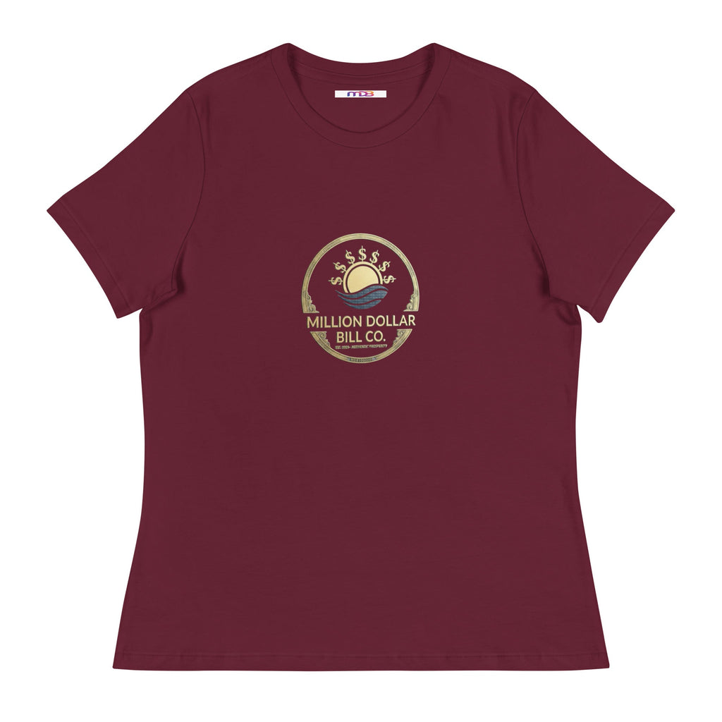 MDB Co.Signature Mint Women's Relaxed Fit T Shirt