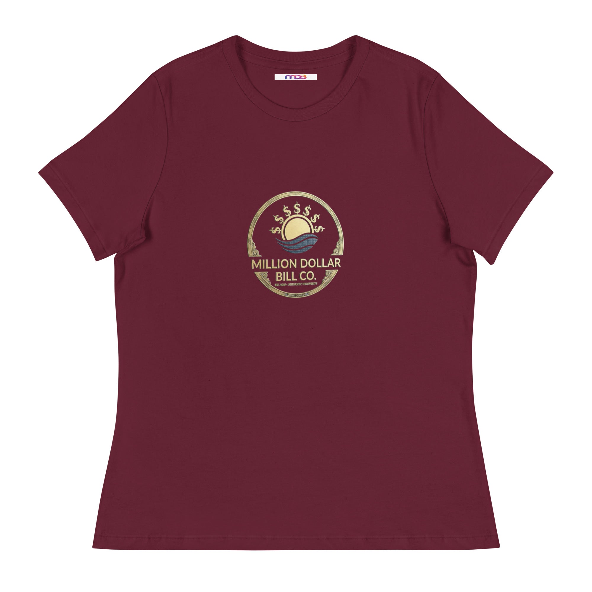 MDB Co.Signature Mint Women's Relaxed Fit T Shirt