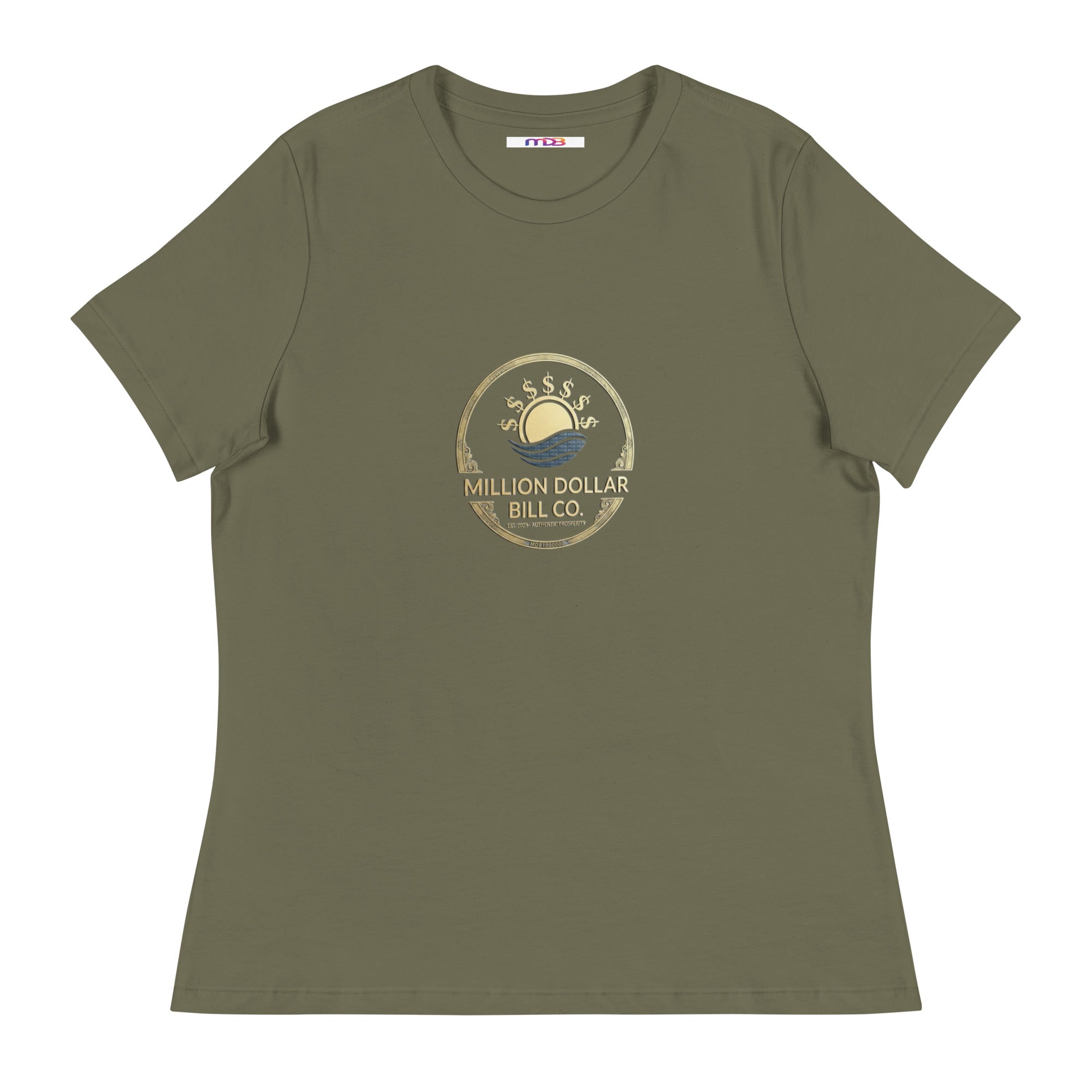 MDB Co.Signature Mint Women's Relaxed Fit T Shirt