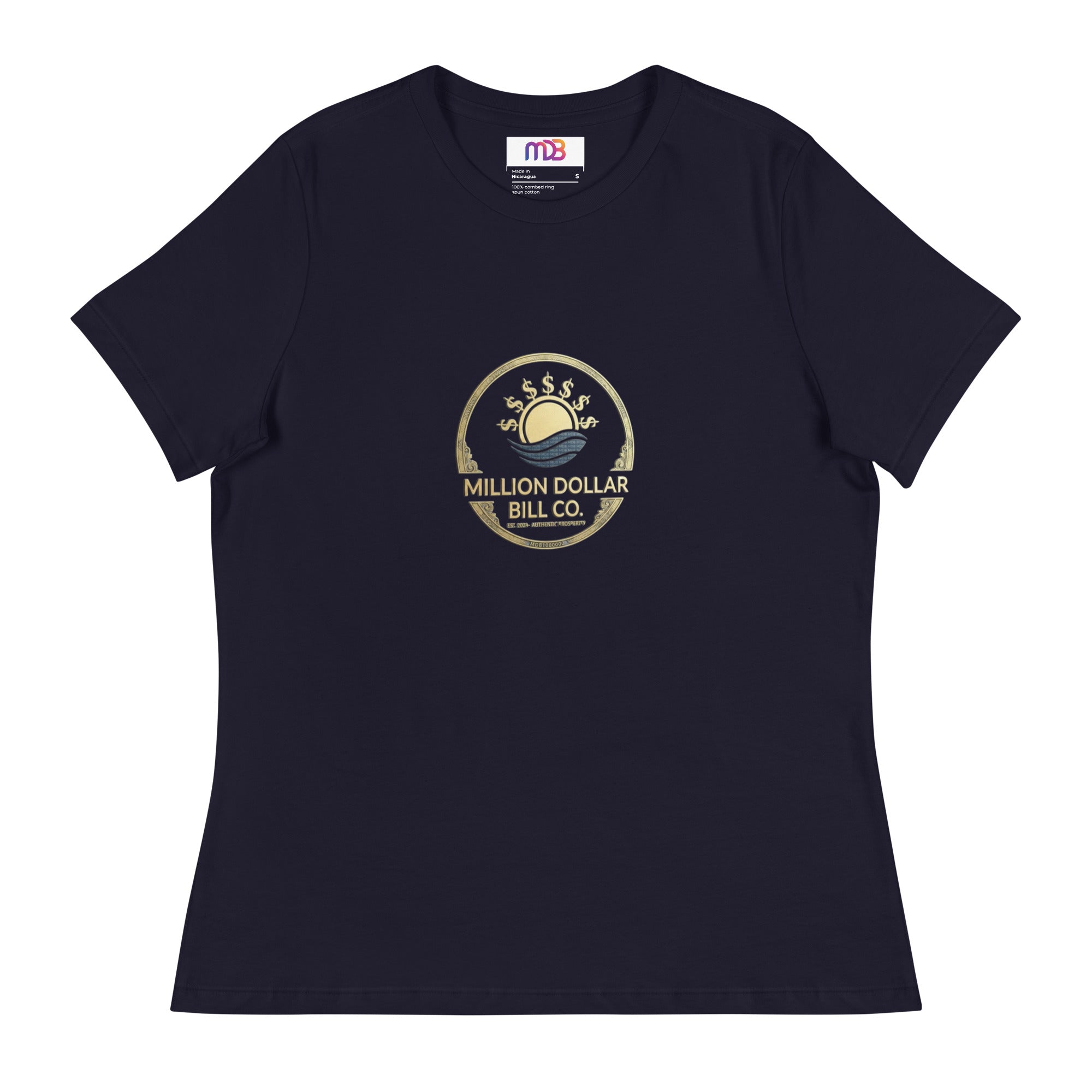 MDB Co.Signature Mint Women's Relaxed Fit T Shirt