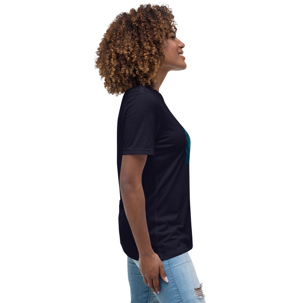 MDB Co Your Own Wave Womens Relaxed Cotton T Shirt Everyday Comfort
