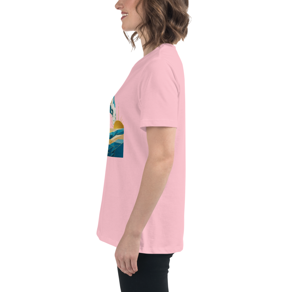 MDB Co Your Own Wave Womens Relaxed Cotton T Shirt Everyday Comfort