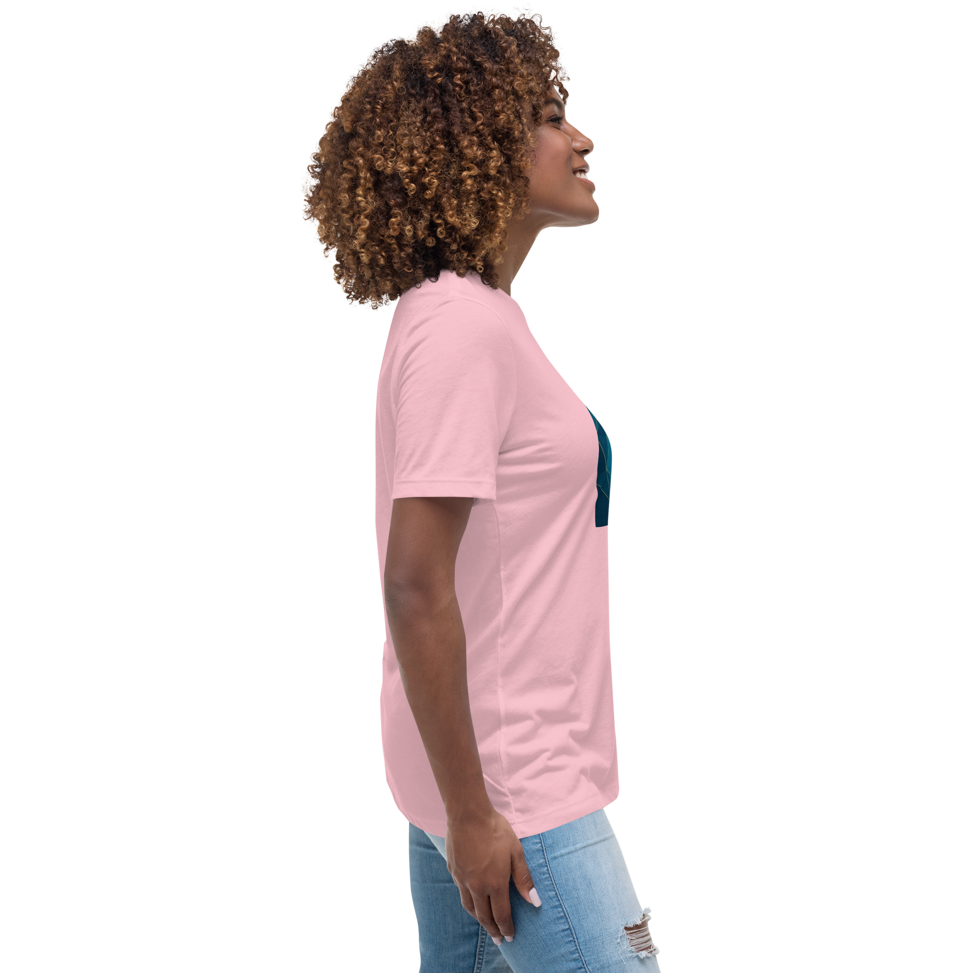 MDB Co Your Own Wave Womens Relaxed Cotton T Shirt Everyday Comfort