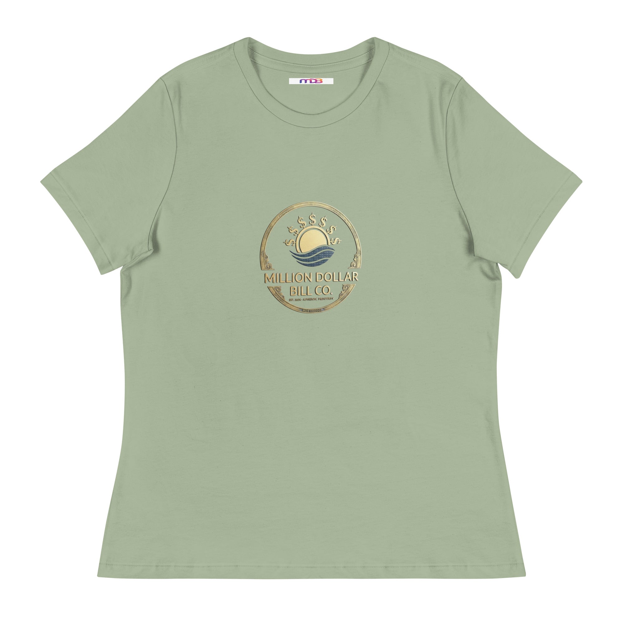 MDB Co.Signature Mint Women's Relaxed Fit T Shirt