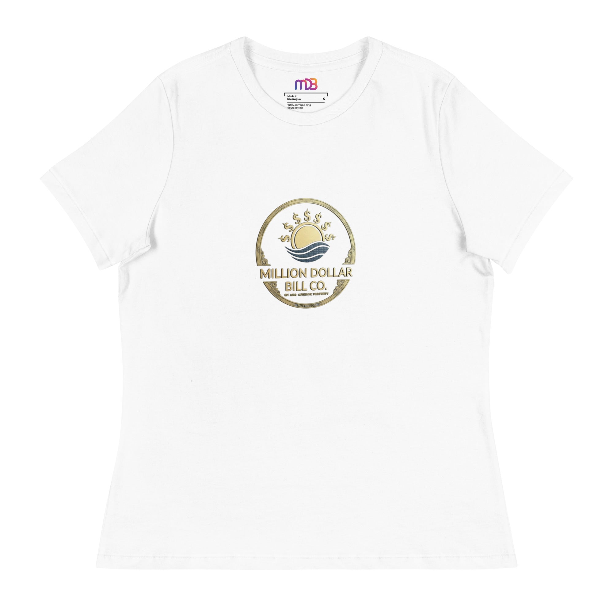 MDB Co.Signature Mint Women's Relaxed Fit T Shirt