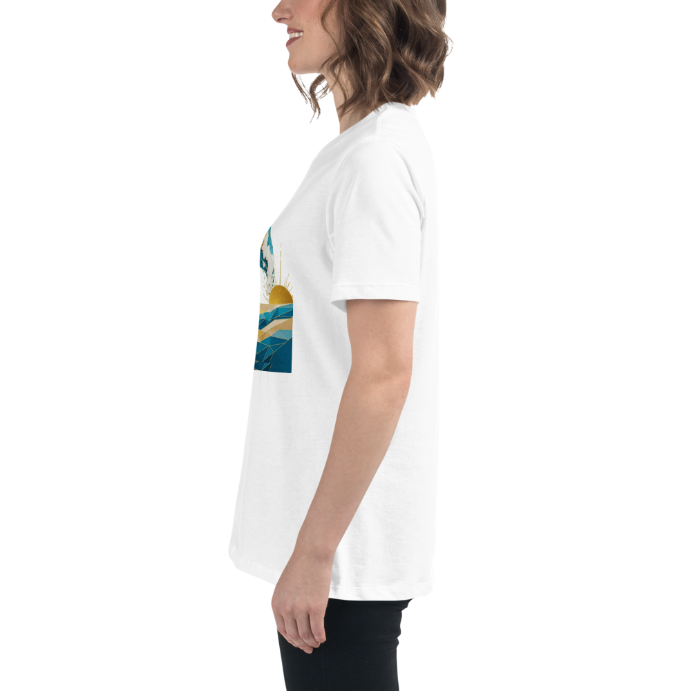 MDB Co Your Own Wave Womens Relaxed Cotton T Shirt Everyday Comfort